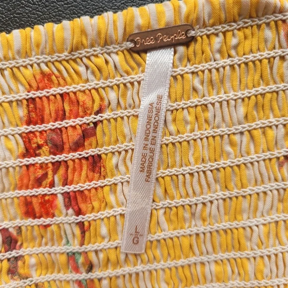 Free People Rosie Posie Midi Dress, BNWT with flaw, Size L - Picture 9 of 11